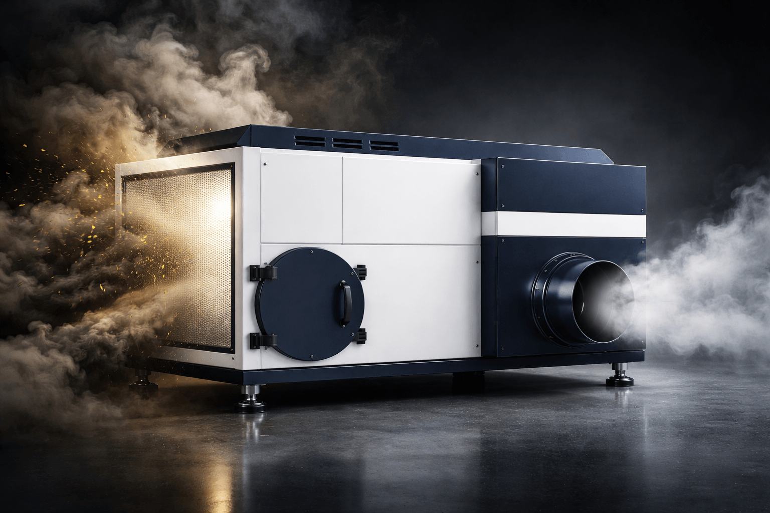 Filtre électrostatique anti-fumée AirNova Industrie — cuisine professionnelle au Maroc